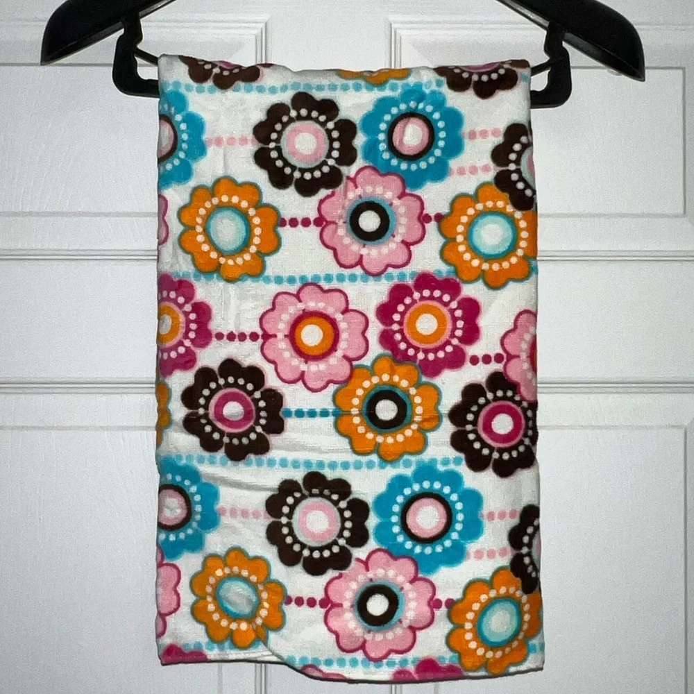 Room It Up Floral Beach Pool Shoulder Tote Bag with Matching Towel